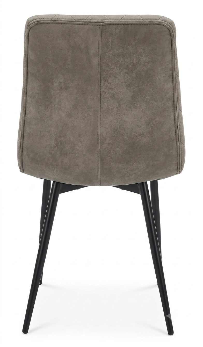 MF Elise PU Leather Upholstered Metal Leg Dining Chair