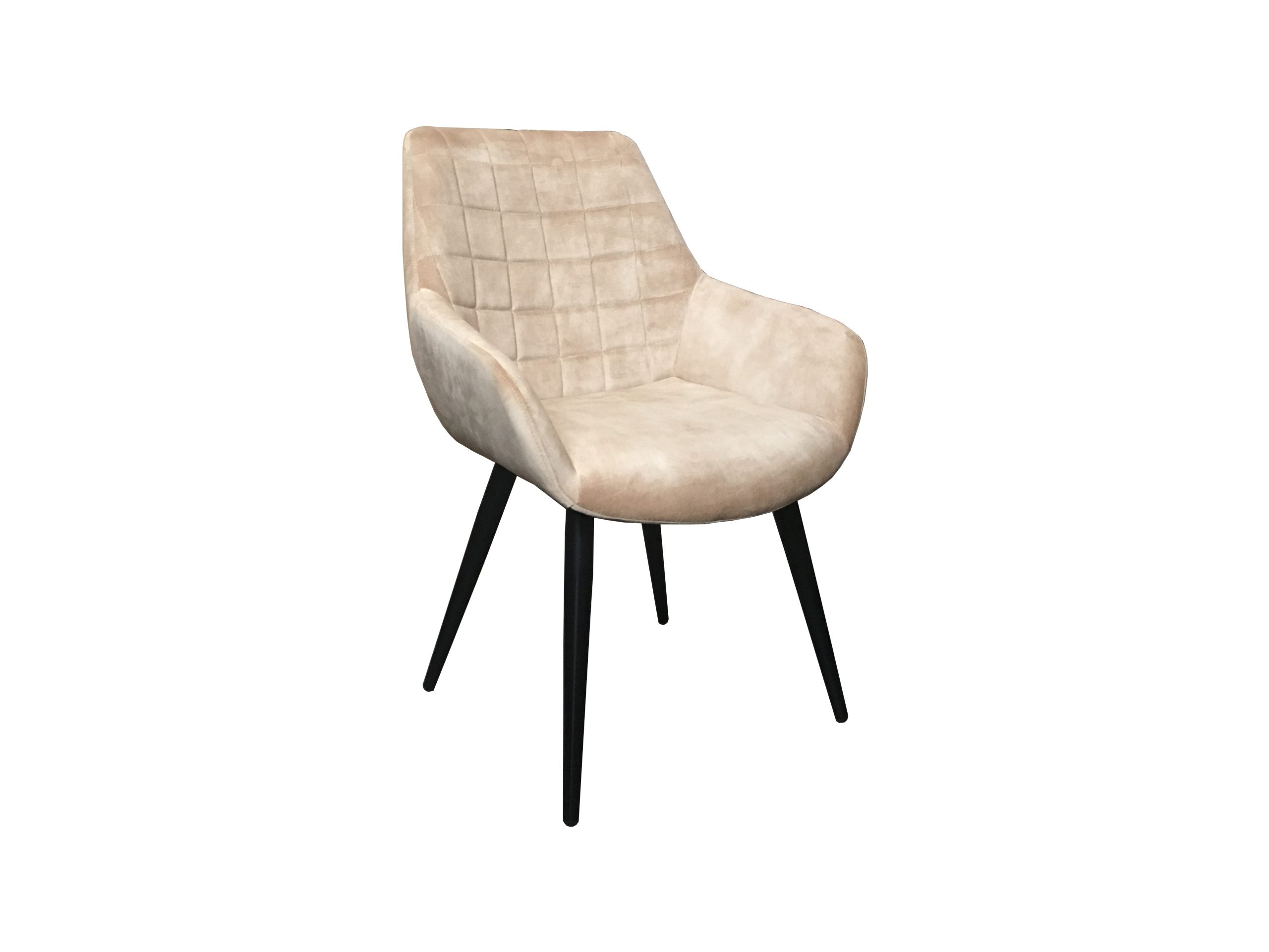 MF Sinatra PU Leather Upholstered Metal Leg Dining Chair