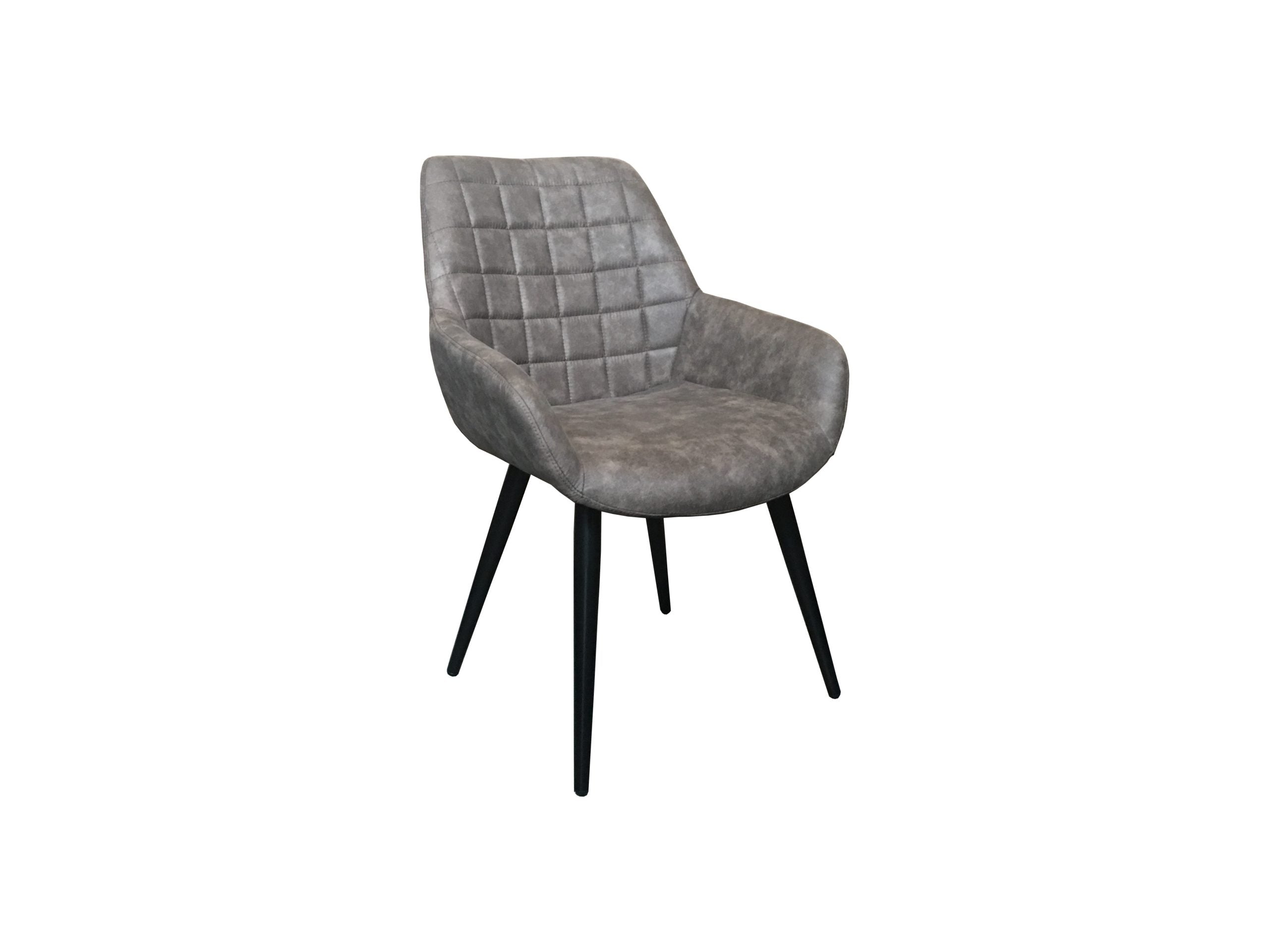 MF Sinatra PU Leather Upholstered Metal Leg Dining Chair