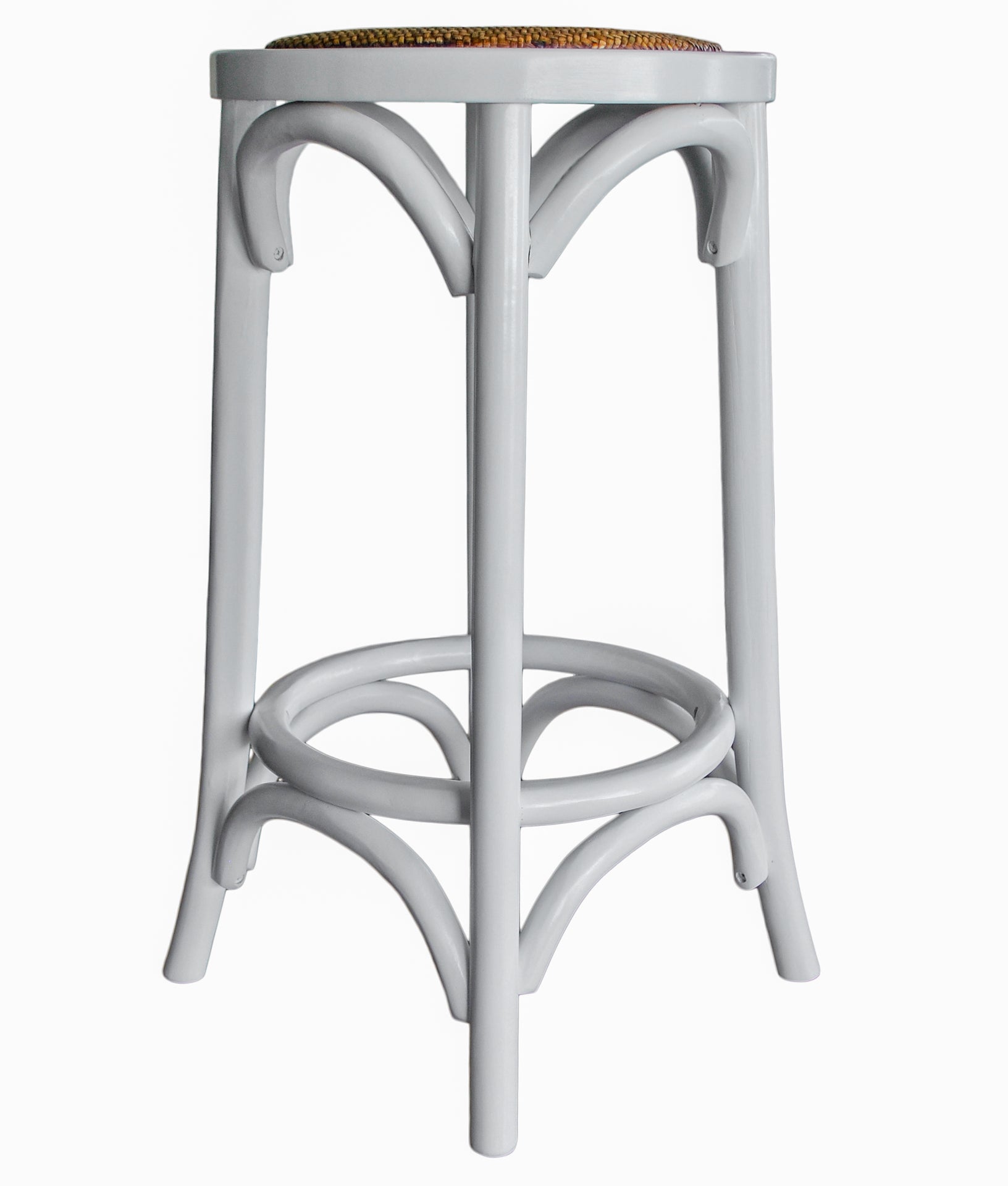 MF Rattan Seat Breakfast Stool