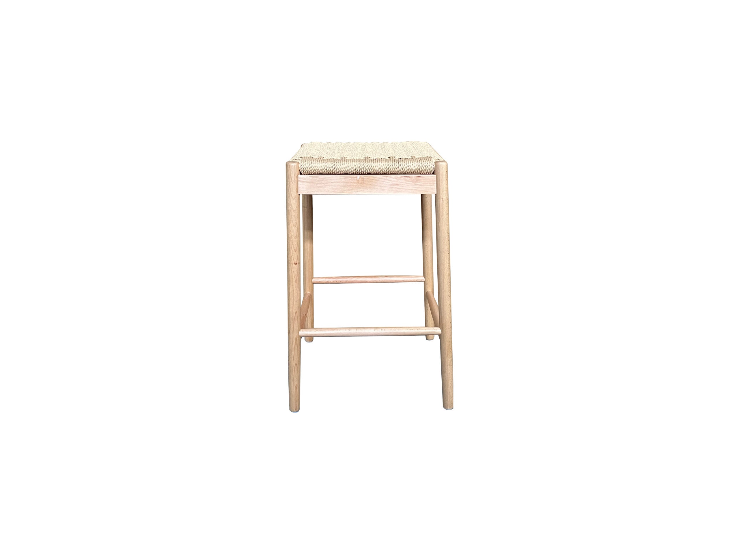 MF Oslo Beechwood Framed Woven Rope Counter Stool