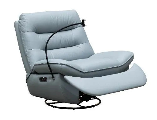 EL Dallas Leather Upholstered Electric Recliner  Lounge