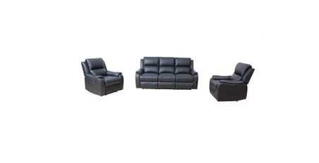 EL Dolavon 3 Seater + 2 Single Seater Recliner Lounge Set