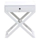 DA Nantucket 1 Drawer Bedside in White