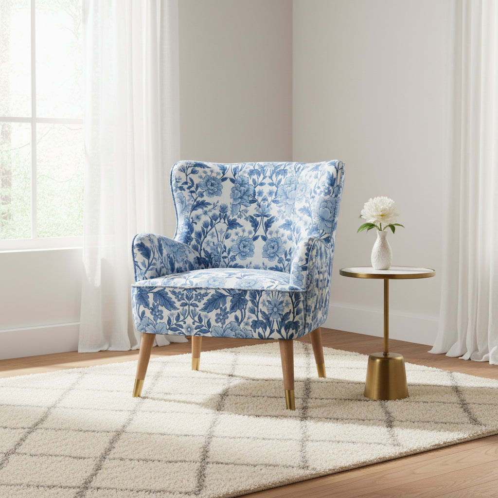 BT East Hampton Velvet Upholstered Accent Chair