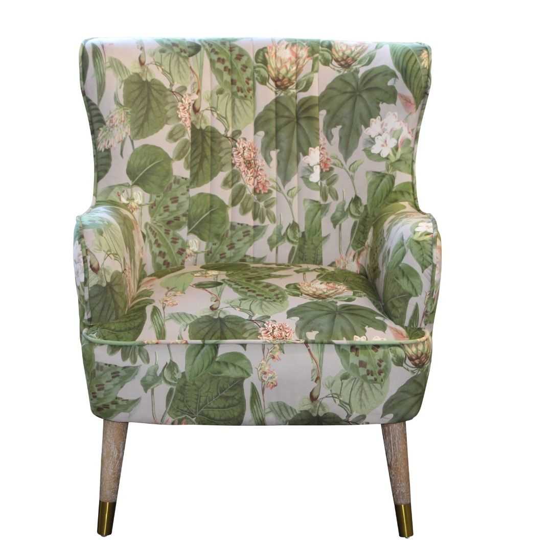 BT East Hampton Velvet Upholstered Accent Chair