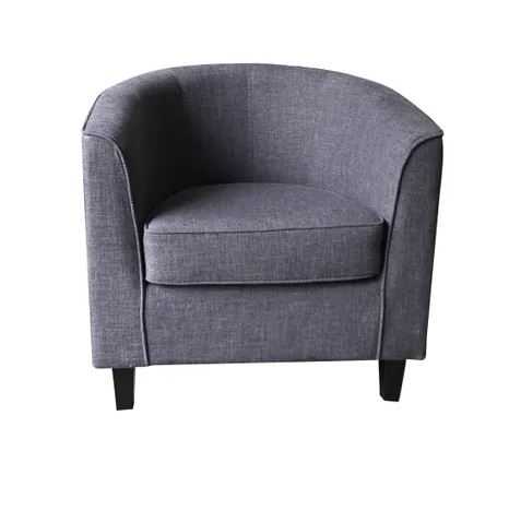 EL Martinez Fabric Upholstered Tub Chair