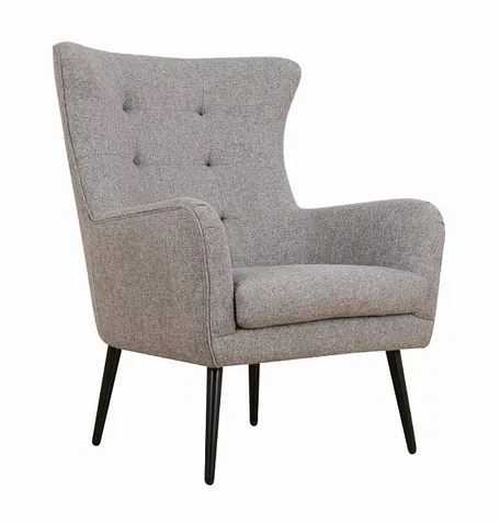 EL Santos Fabric Upholstered Wing Chair