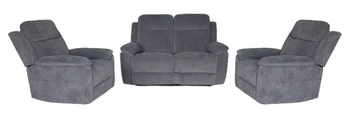 EL Gardens 2 Seater + 2 Single Seater Fabric Lounge Set