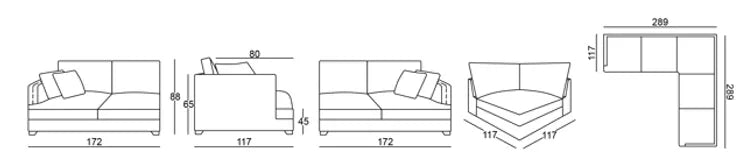 EL Angelina Charcoal Cnr Suite