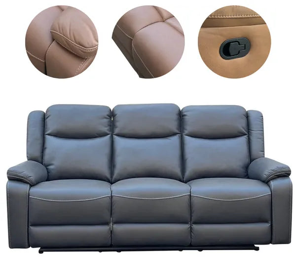 EL Lancashire Manual Recliners 3 Seater + 2 Single Seater