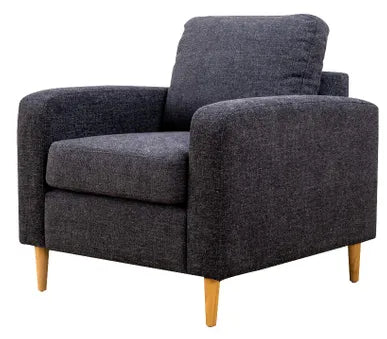EL Alfred Armchair Fabric Upholstered 1 Seater