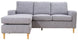 EL Alfred 3 Seaters Chaise Sofa