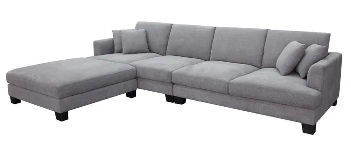 EL Austen Fabric Upholstered Corner Modular Lounge