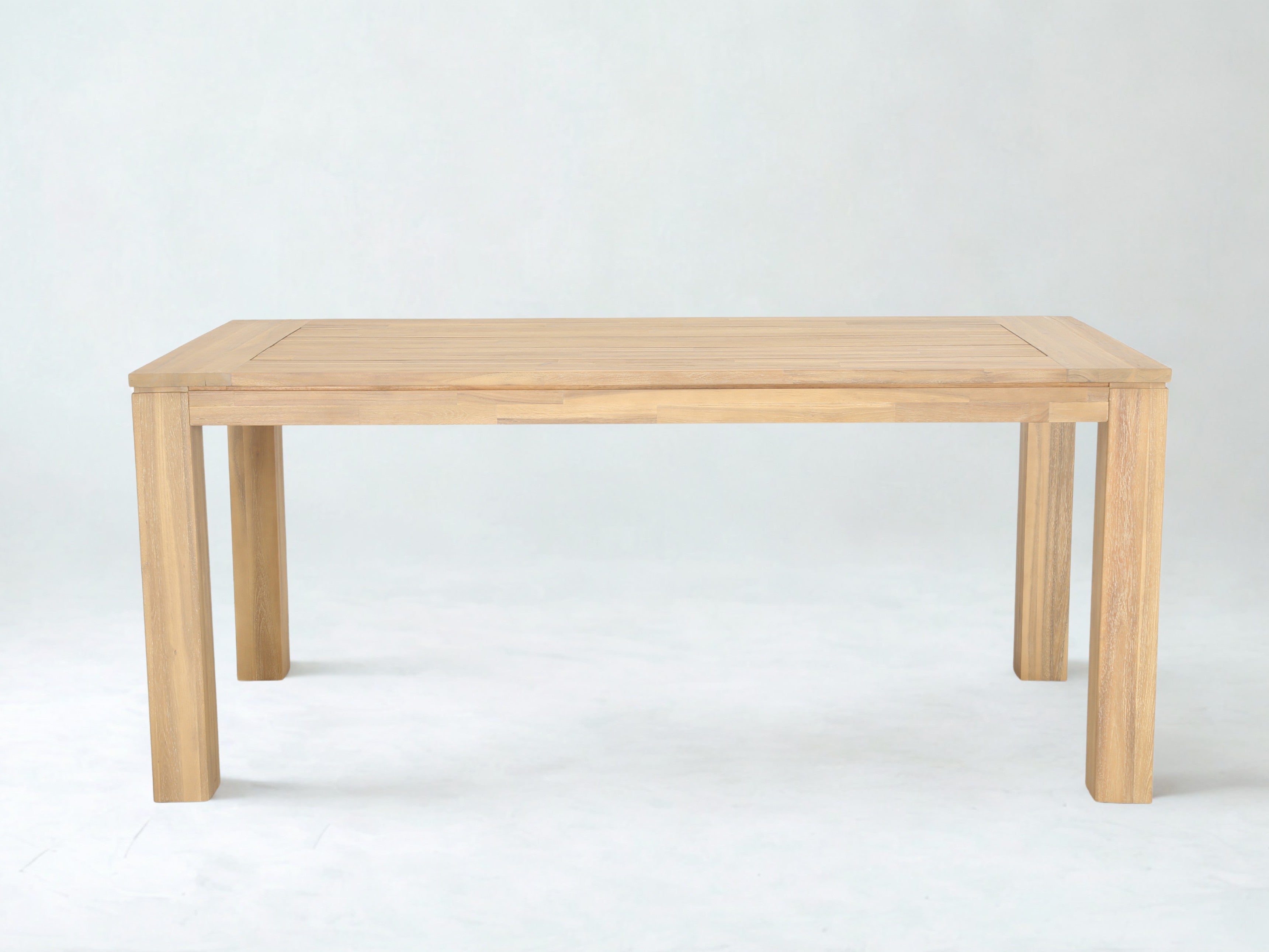 CR Koa Solid Hardwood Outdoor Dining Table