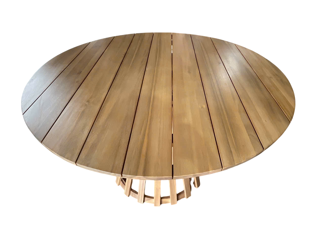 CR Moana Solid Hardwood Round Outdoor Dining Table