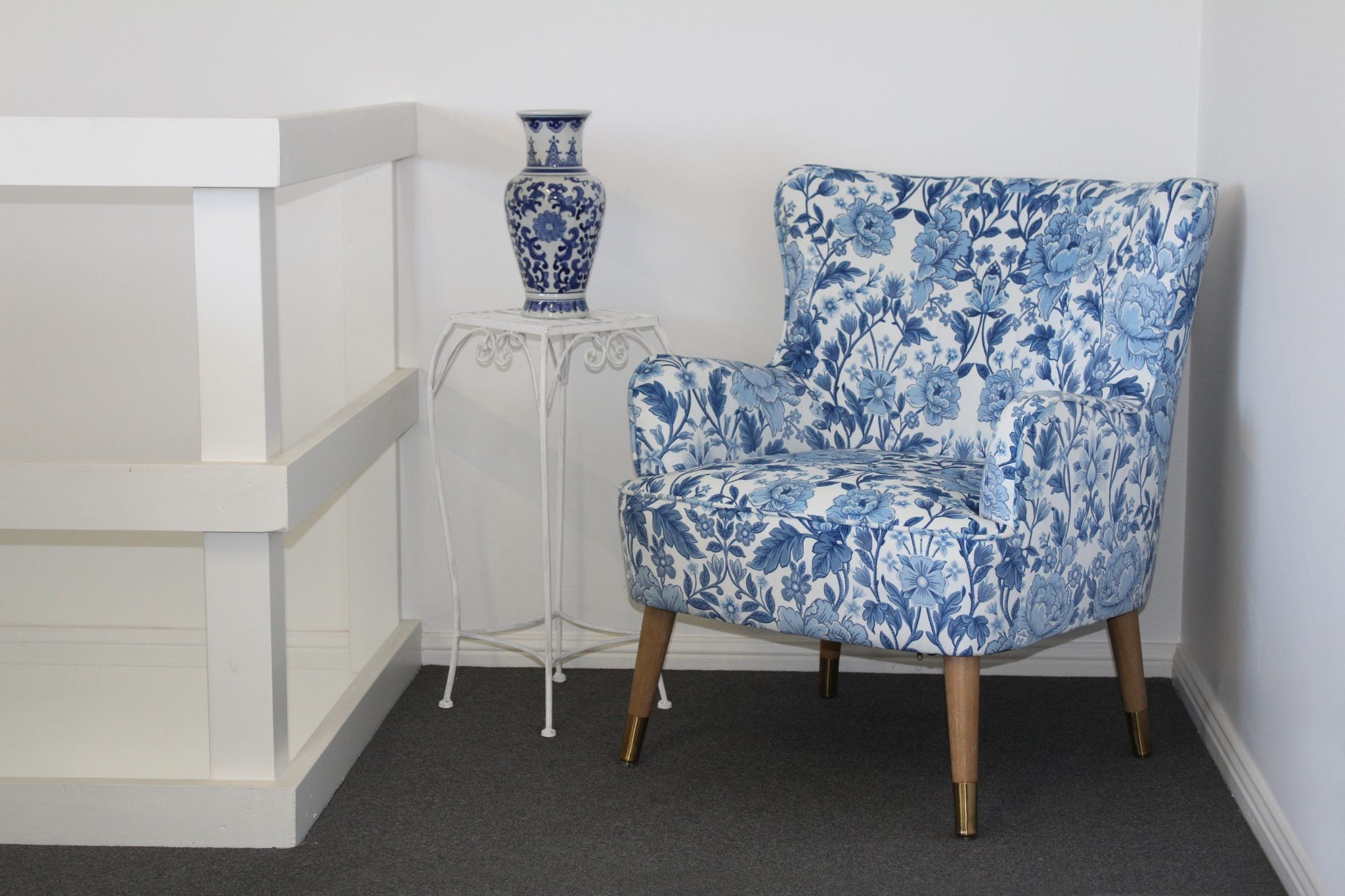 BT East Hampton Velvet Upholstered Accent Chair