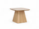 MD Elegant Solid Timber Base Natural Stone Top Lamp Table