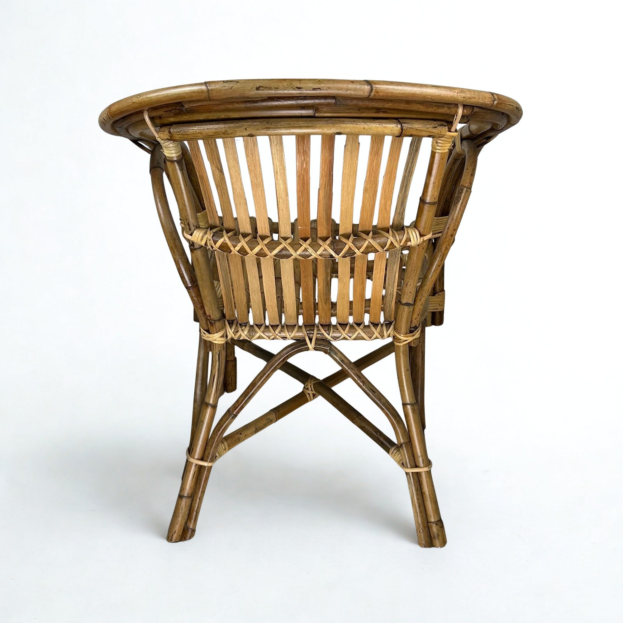 CR Bowen Rattan Verandah Armchair