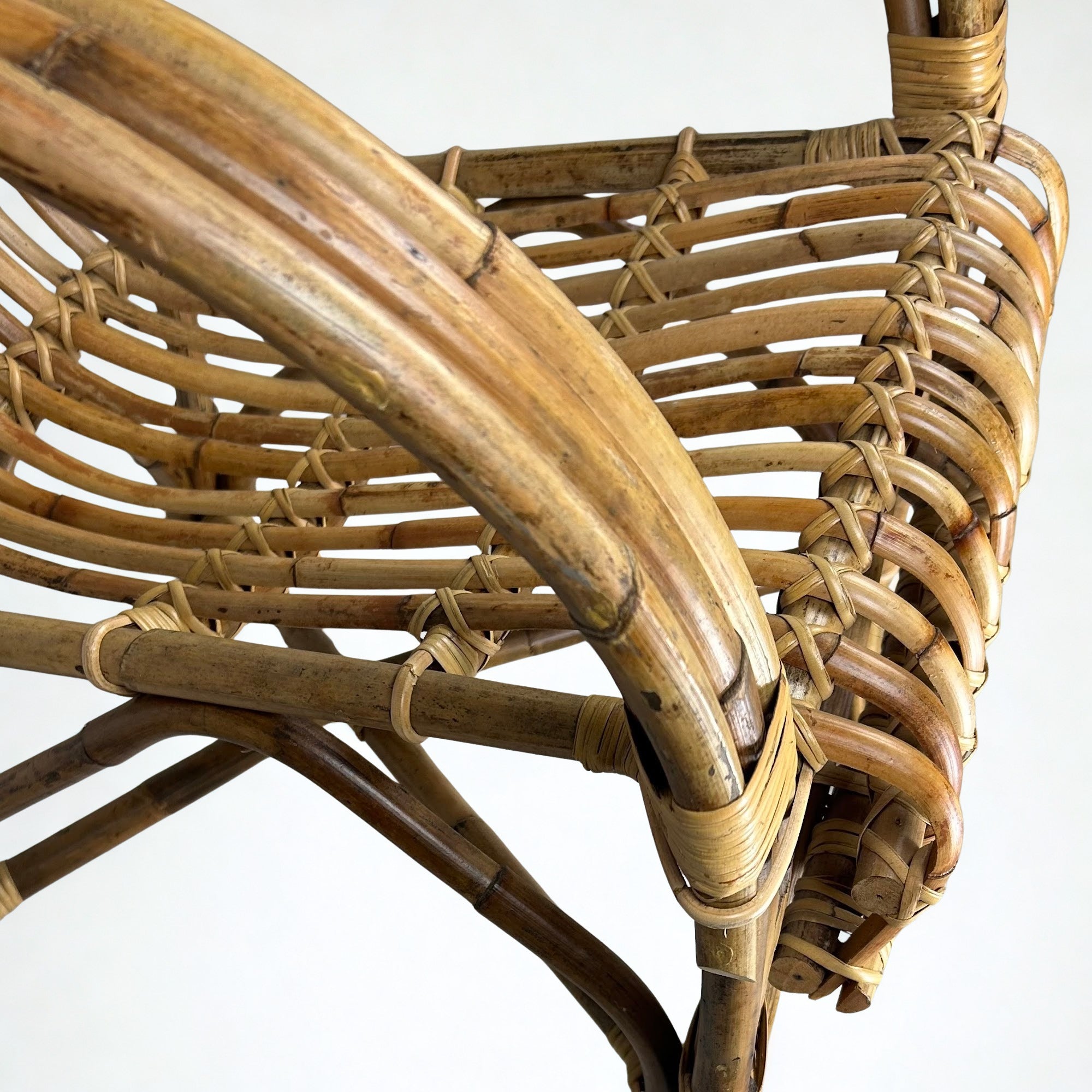 CR Bowen Rattan Verandah Armchair