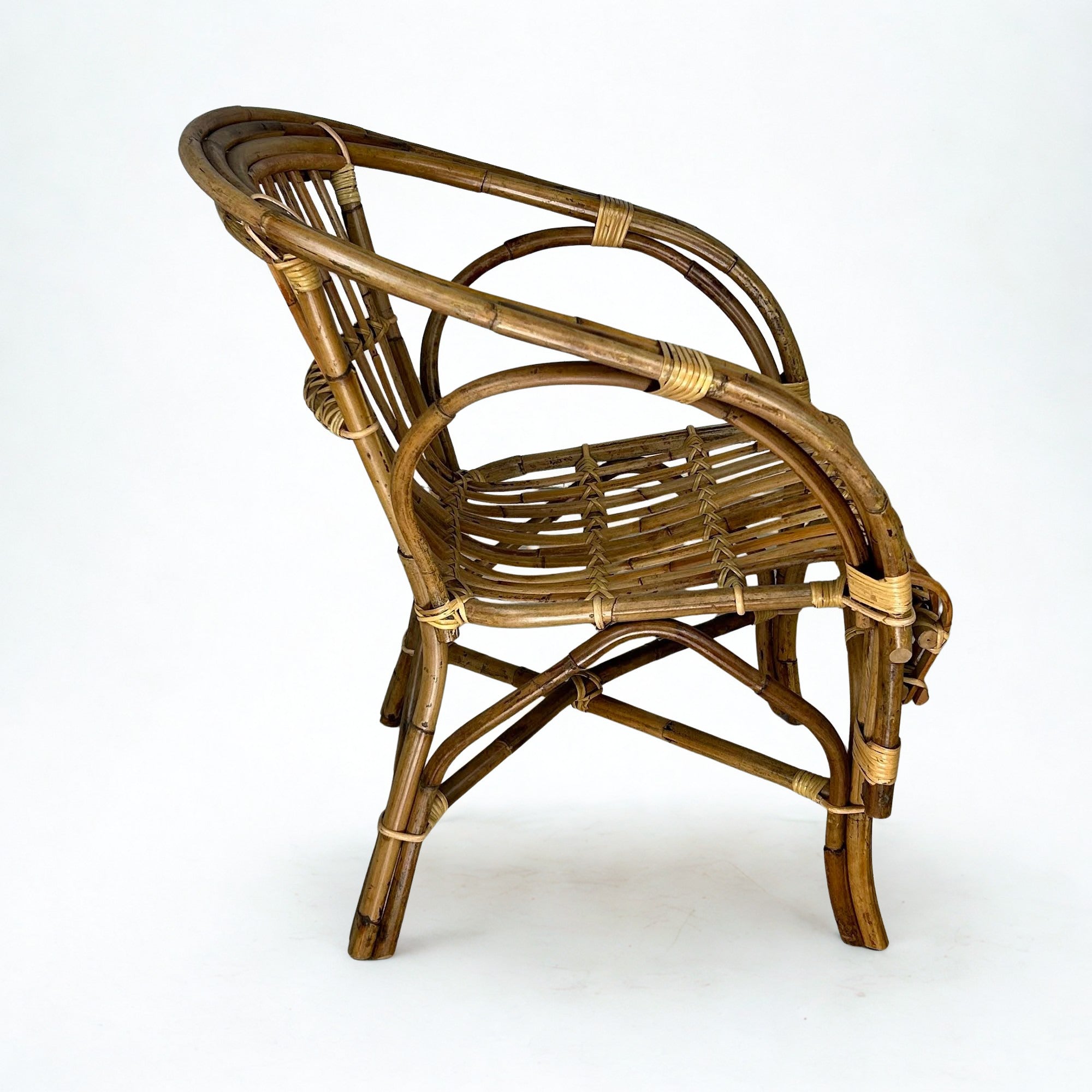 CR Bowen Rattan Verandah Armchair