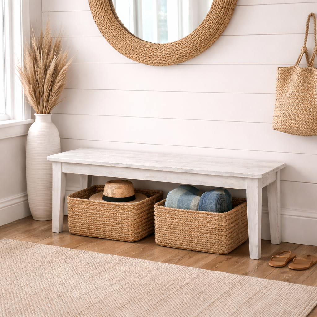 MF Havana Solid Timber Dining or Entryway Bench