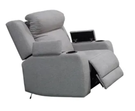 EL Funes Single Seater Fabric Electric Recliner Sofa