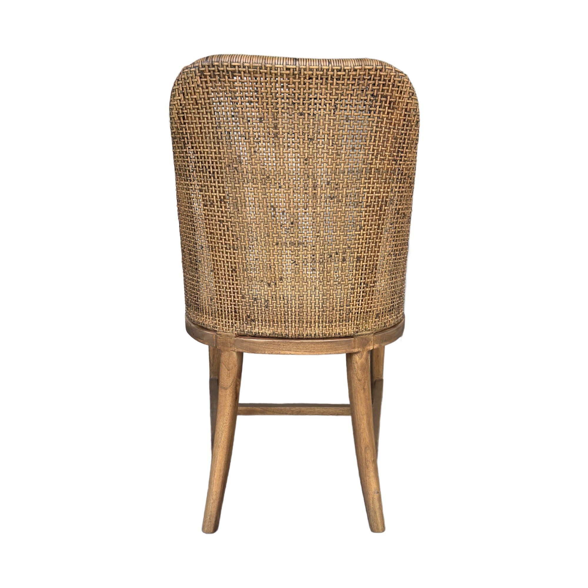 CR Tampa Timber Framed Rattan Dining Chair