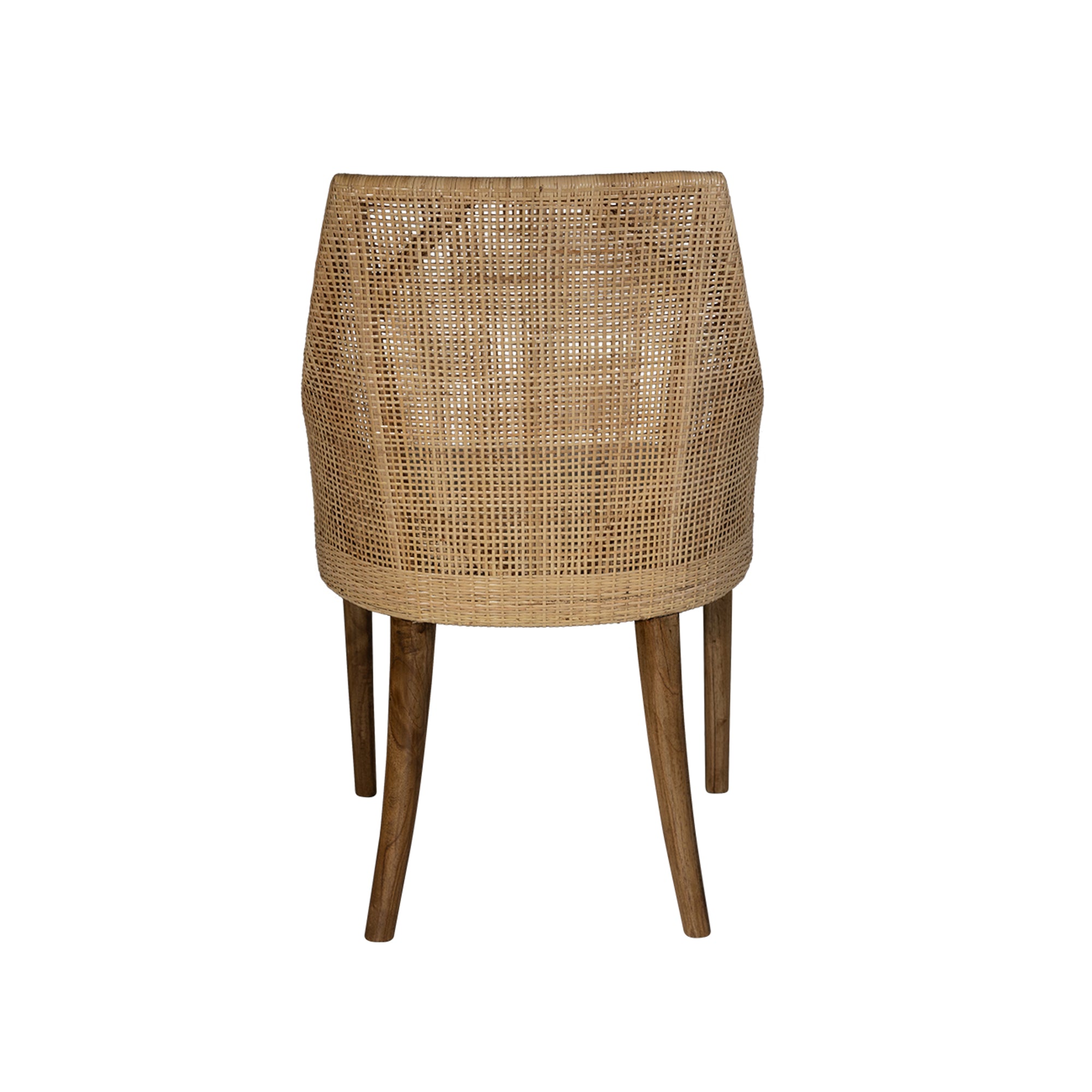 CR Tennessee Timber Framed Rattan Dining Chair