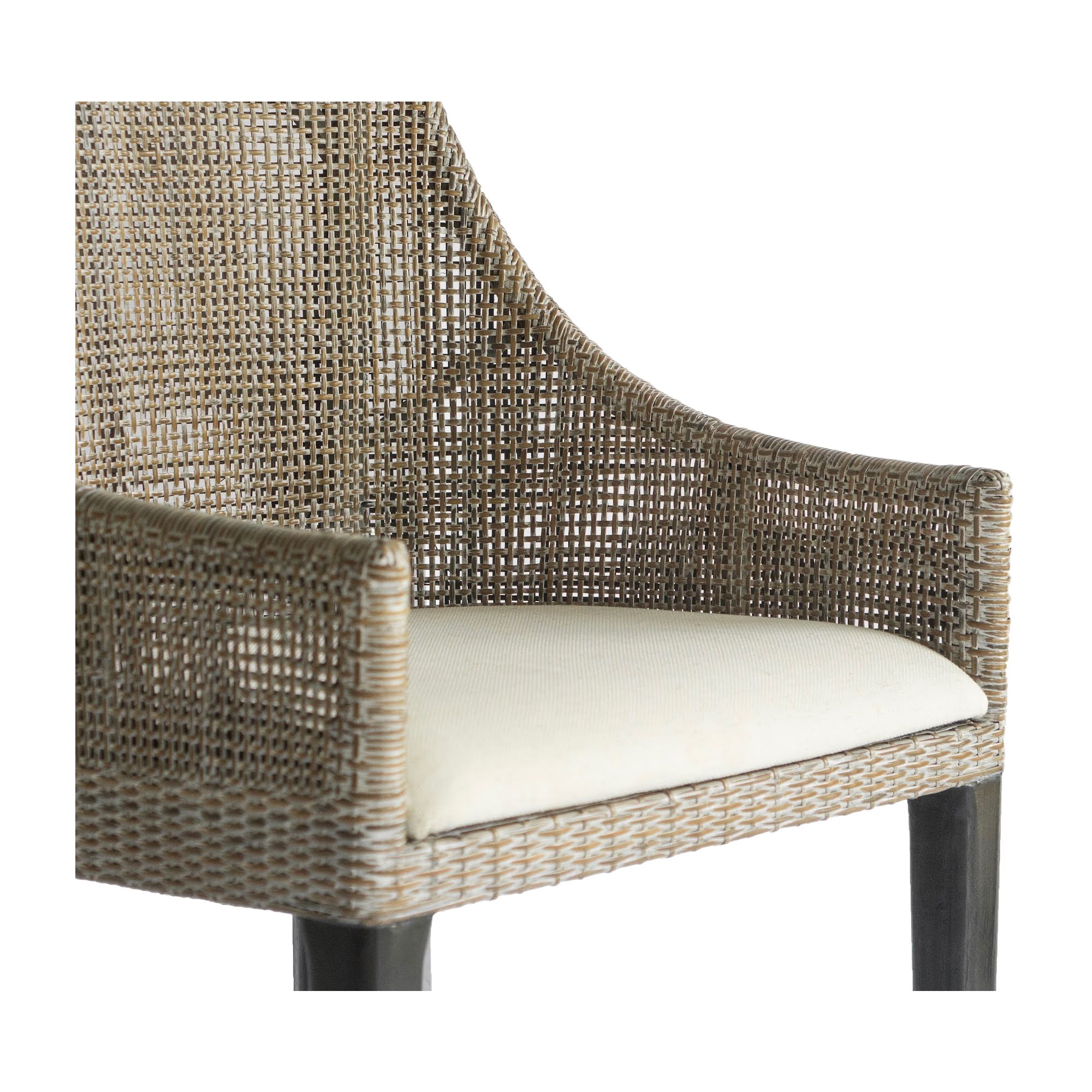 CR Tennessee Timber Framed Rattan Dining Chair