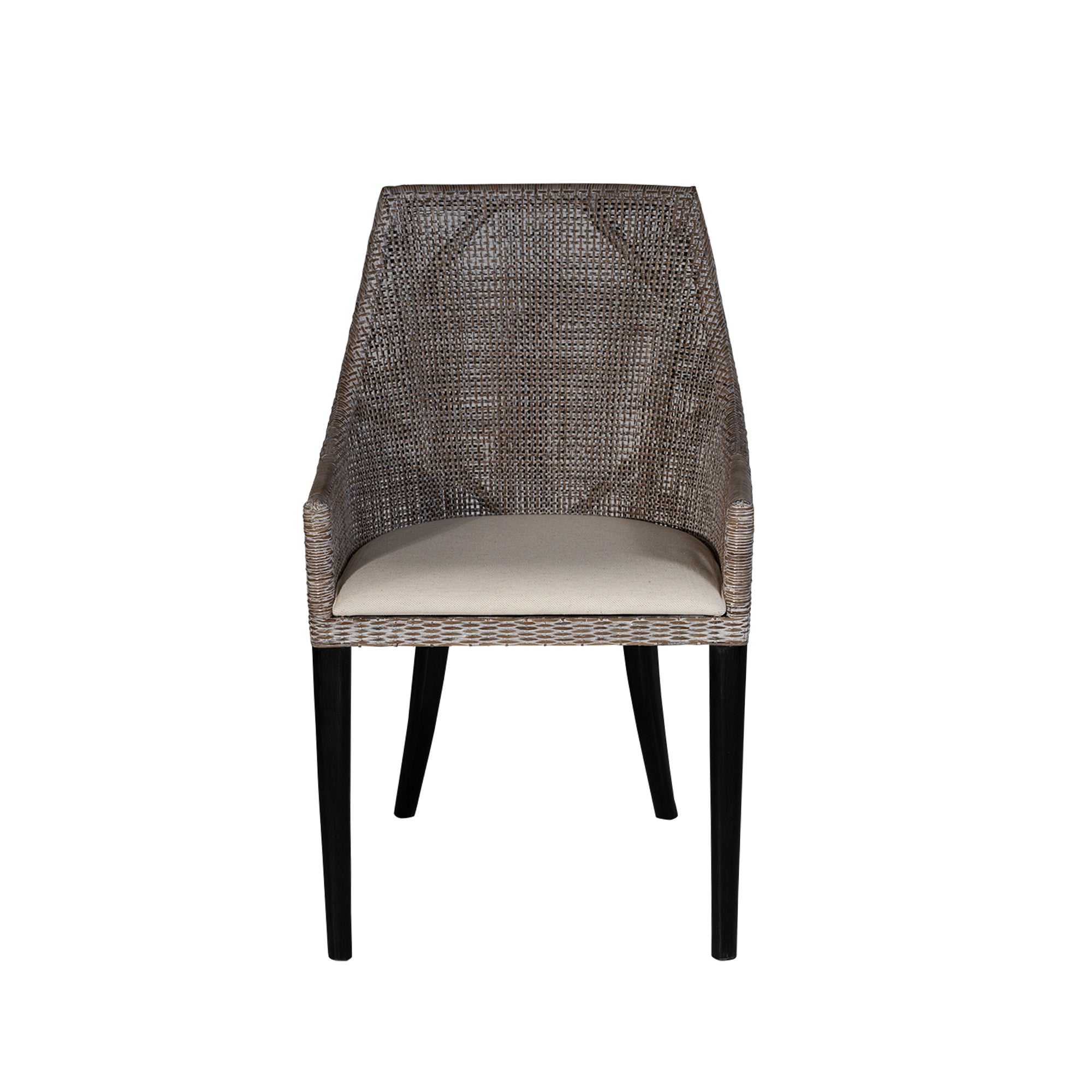 CR Tennessee Timber Framed Rattan Dining Chair