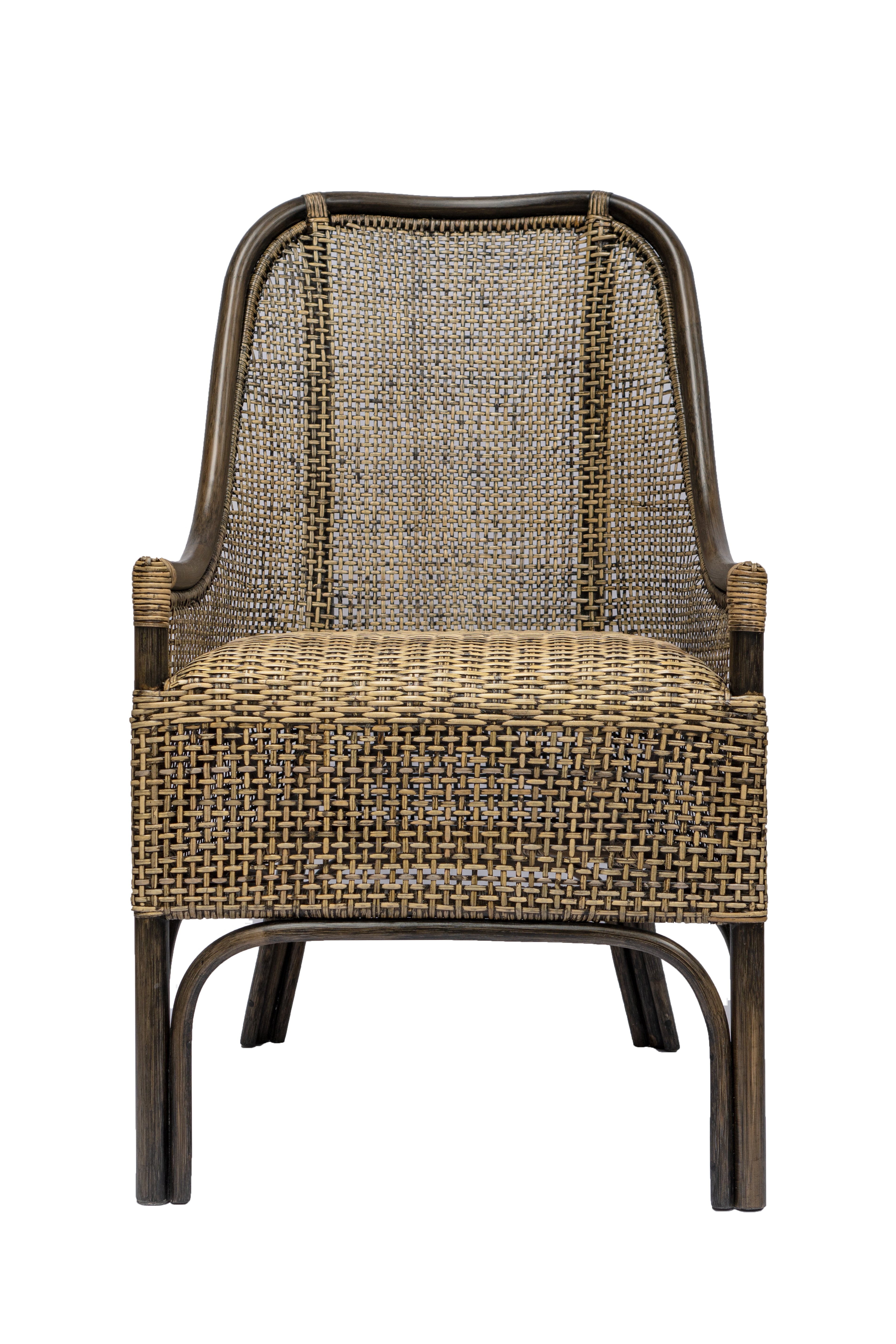 CR Albany Natural Rattan Dining Armchair