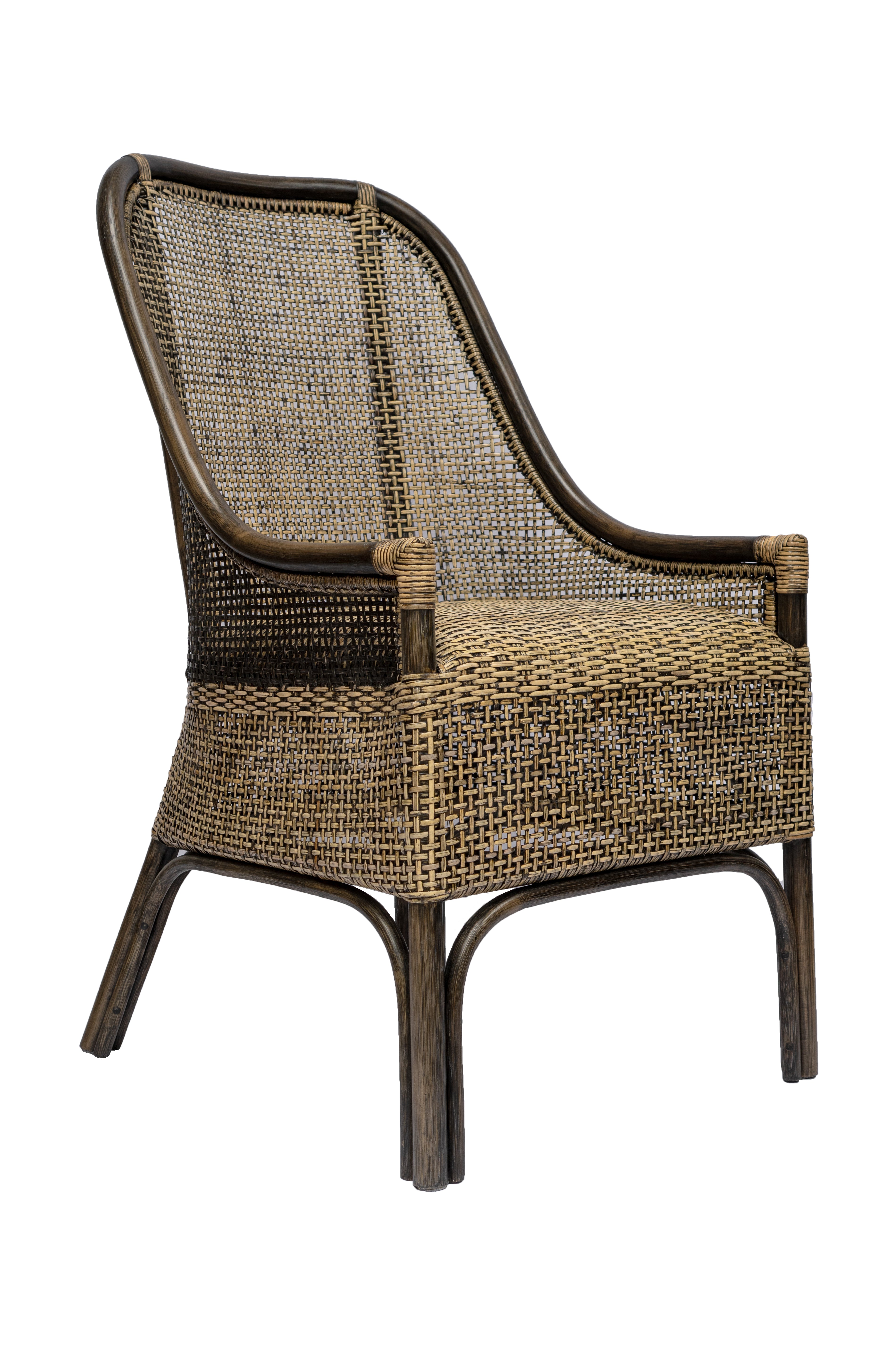 CR Albany Natural Rattan Dining Armchair