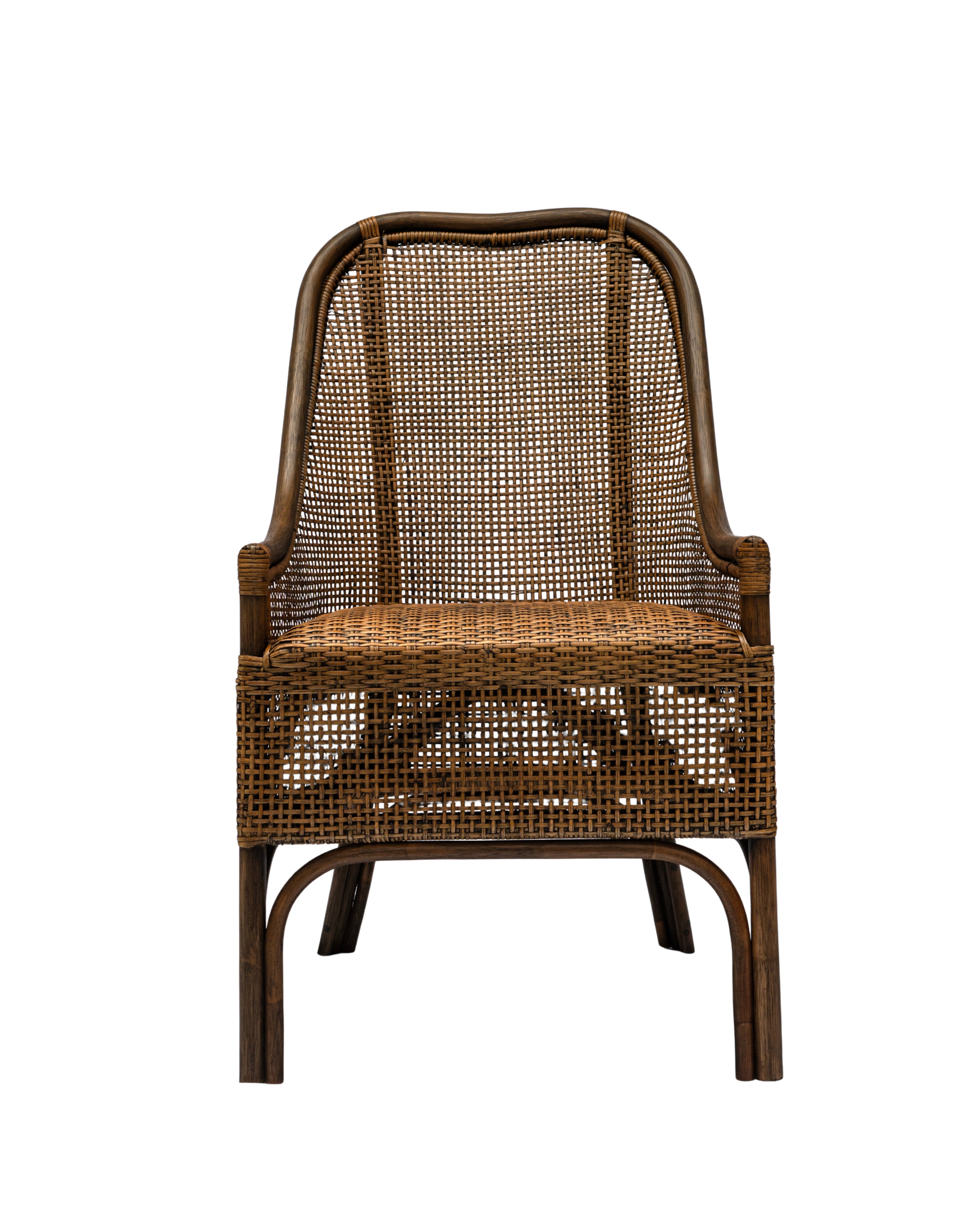 CR Albany Natural Rattan Dining Armchair
