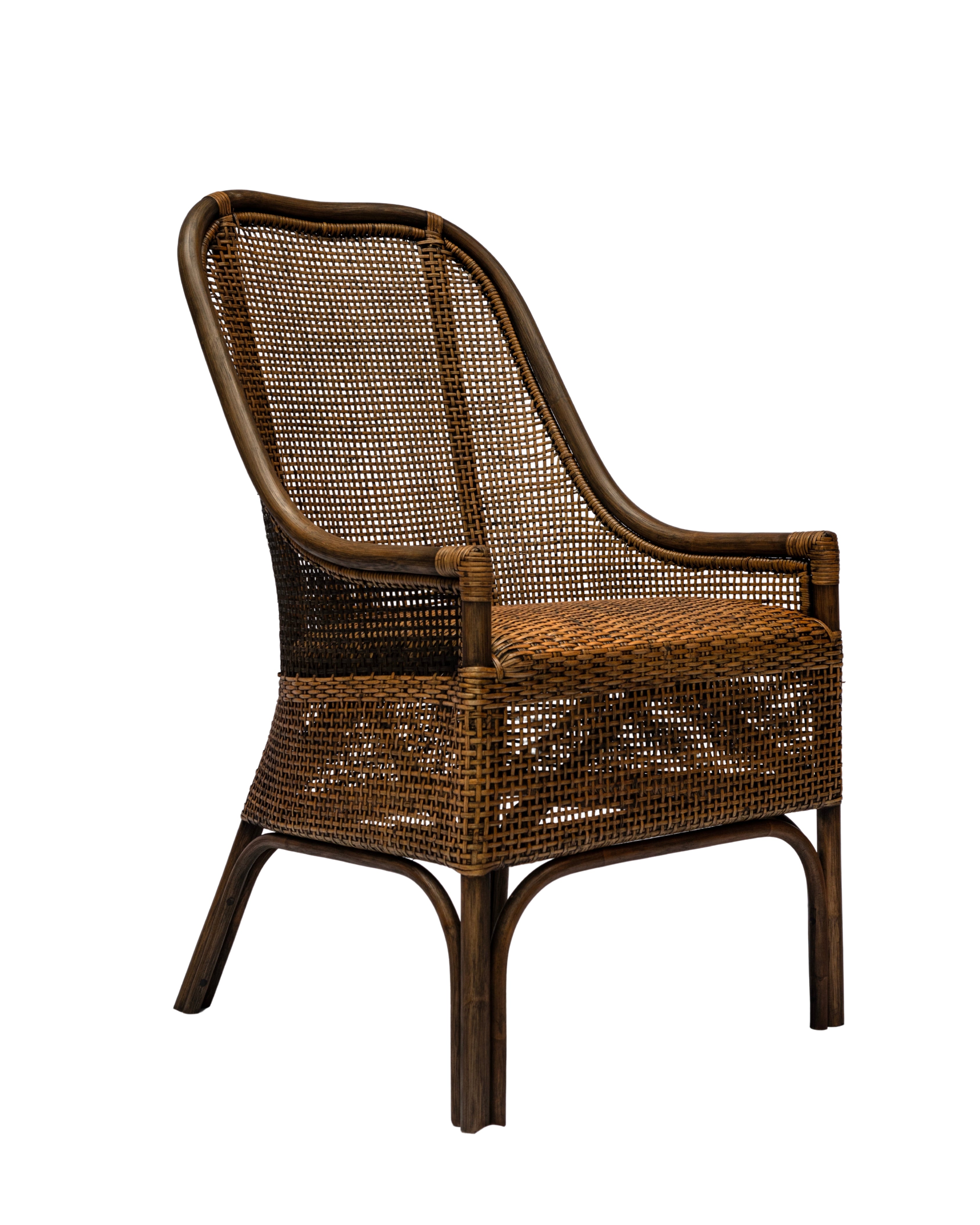 CR Albany Natural Rattan Dining Armchair
