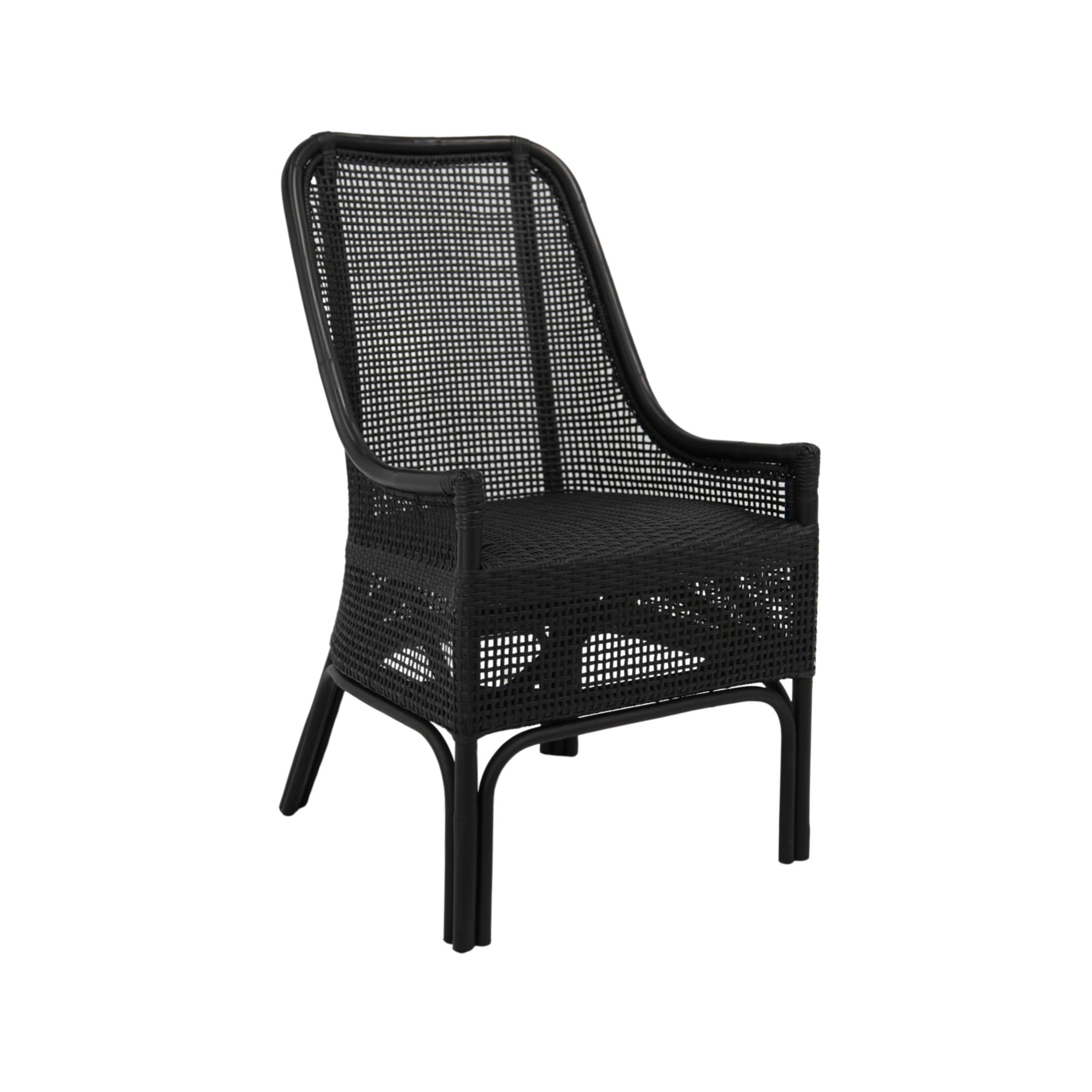 CR Albany Natural Rattan Dining Armchair