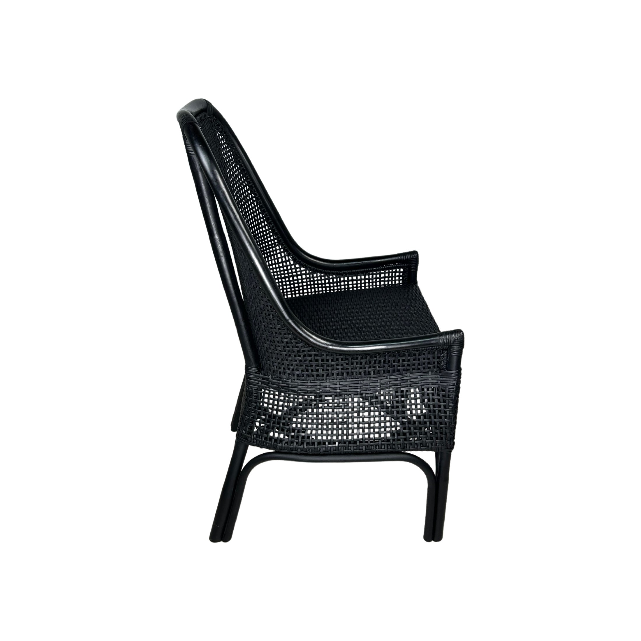 CR Albany Natural Rattan Dining Armchair