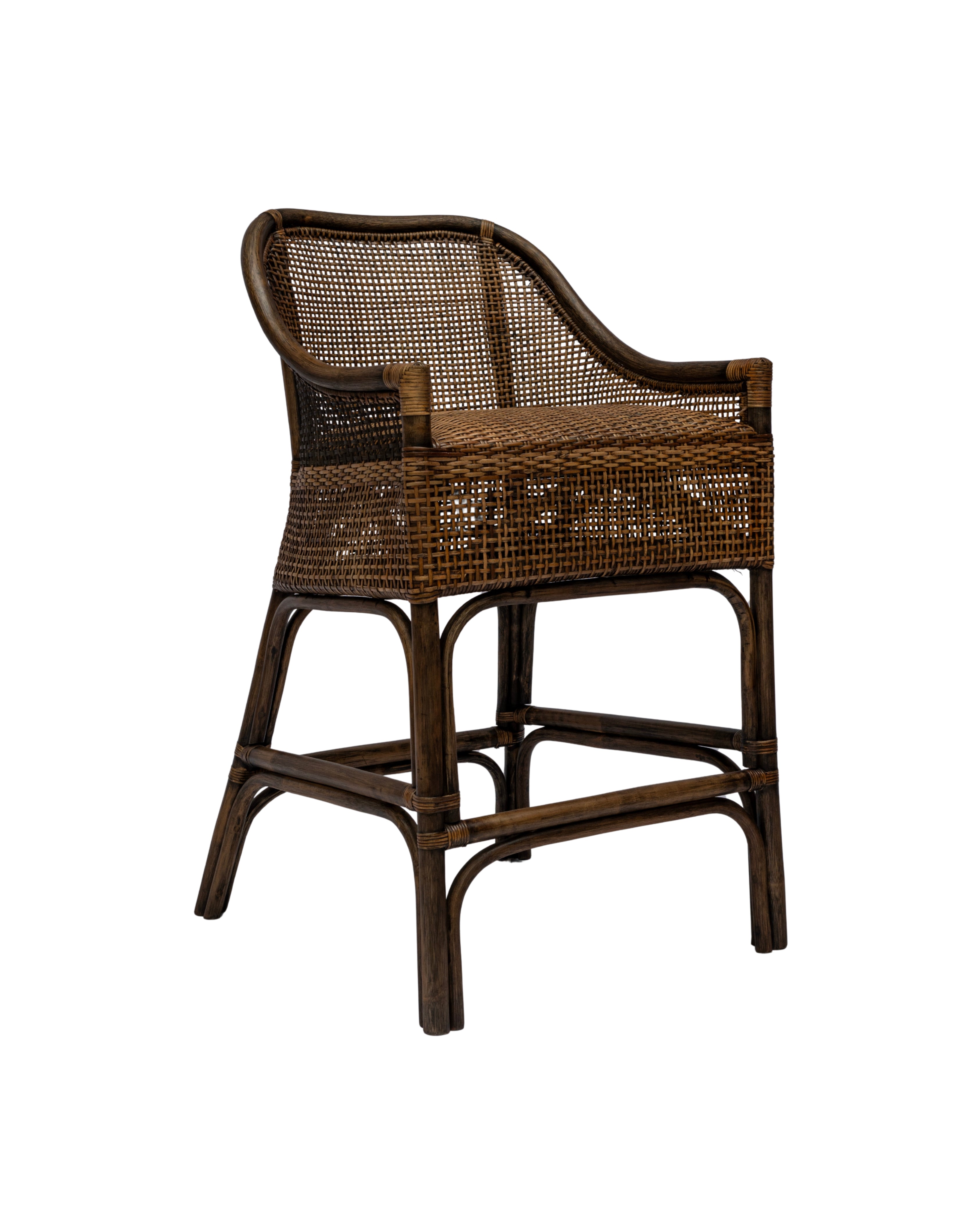 CR Albany Natural Rattan Counter Stool
