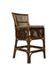 CR Roma Natural Rattan Fabric Seat Counter Stool