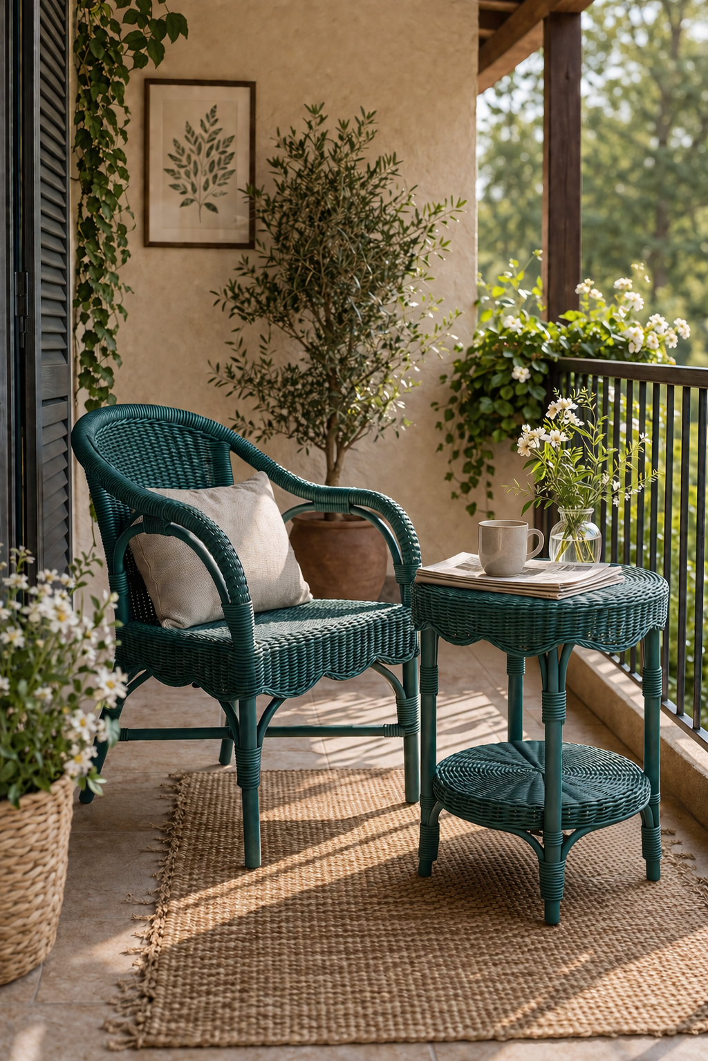 CR Selangor Natural Rattan Armchair