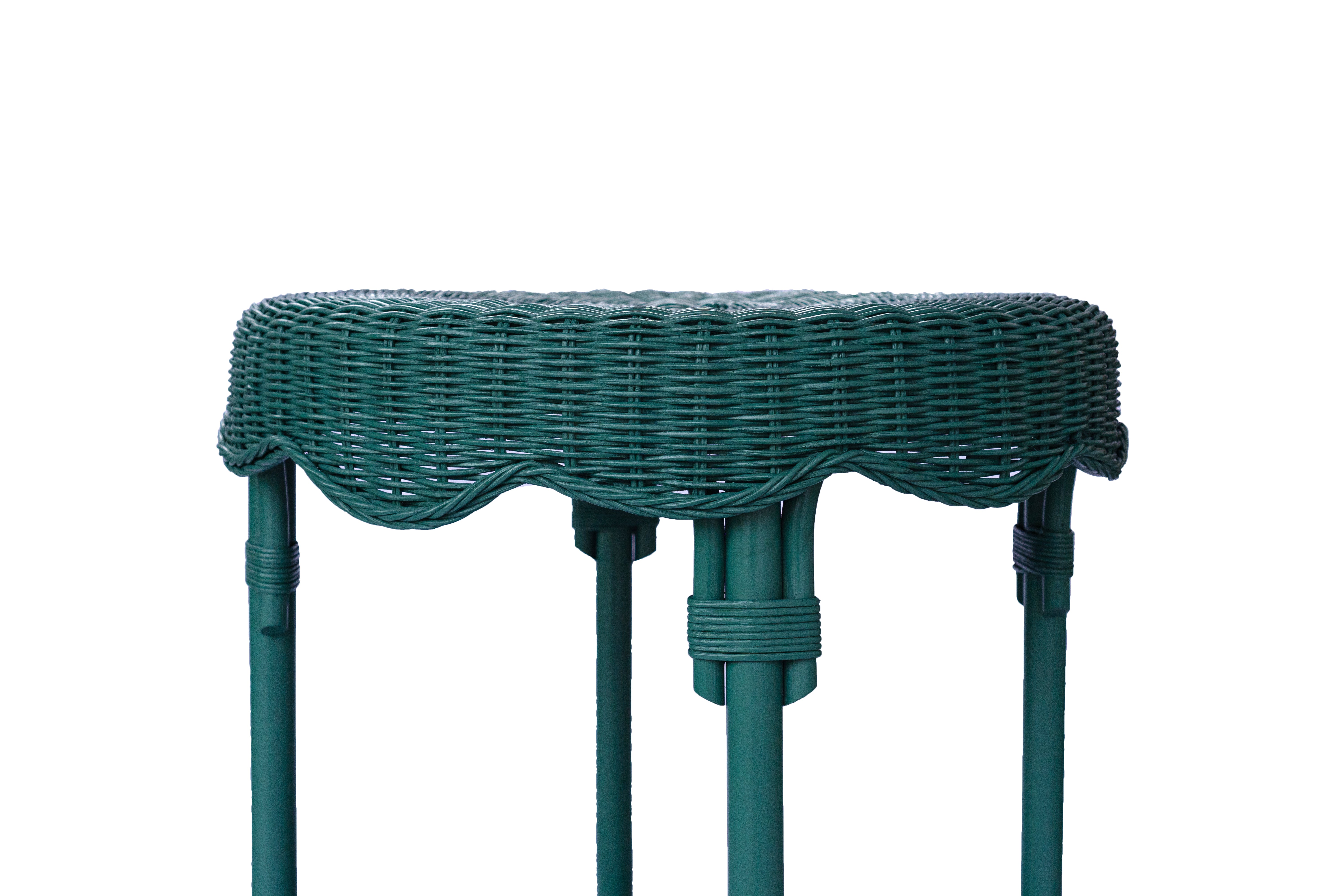CR Selangor Natural Rattan Round Side Table