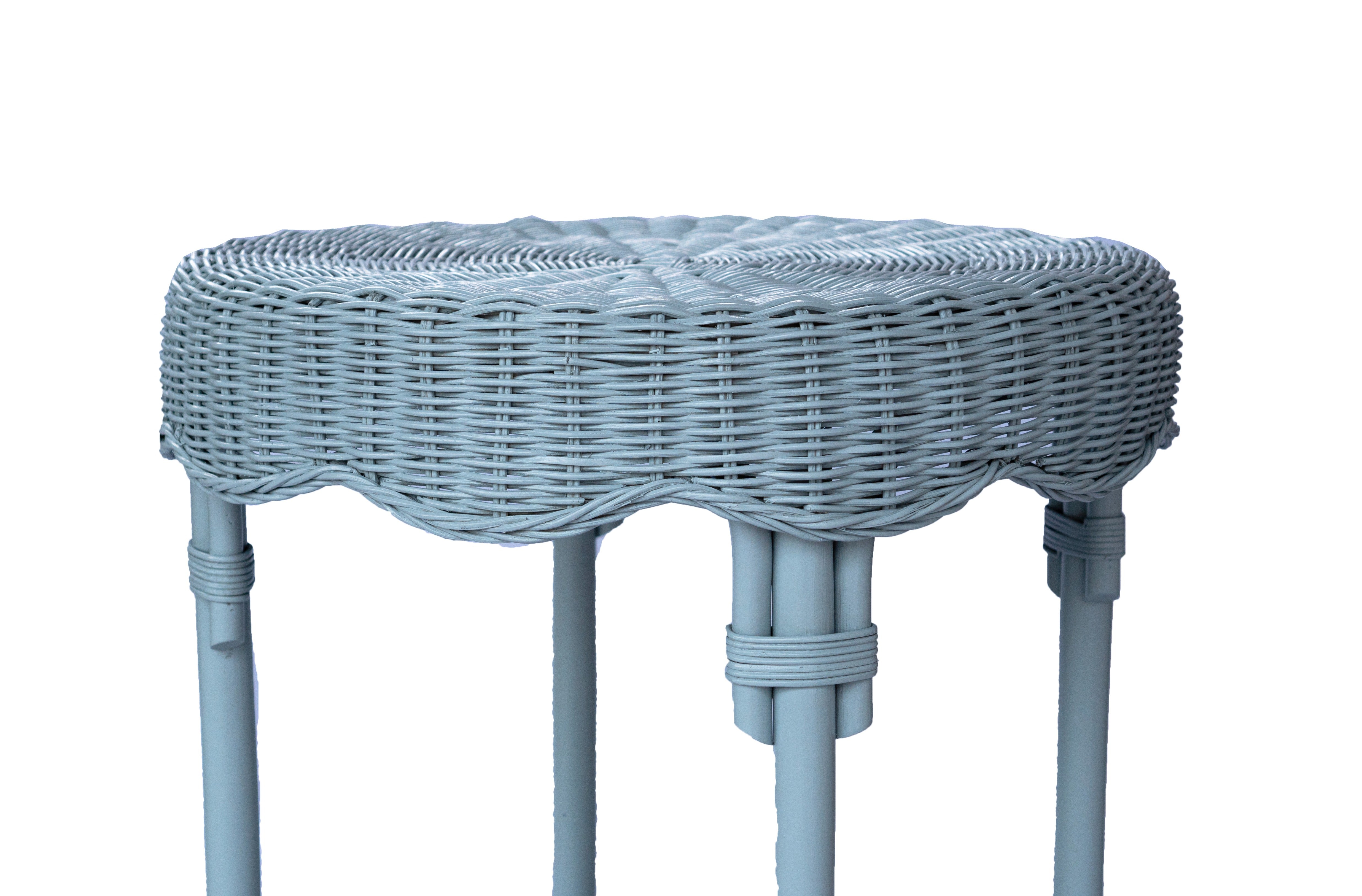 CR Selangor Natural Rattan Round Side Table