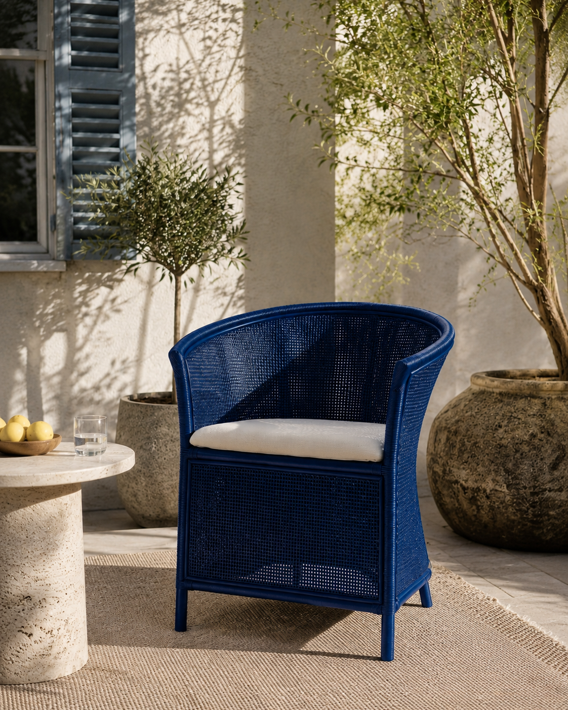 CR Adelaide Rattan Armchair with Cushion