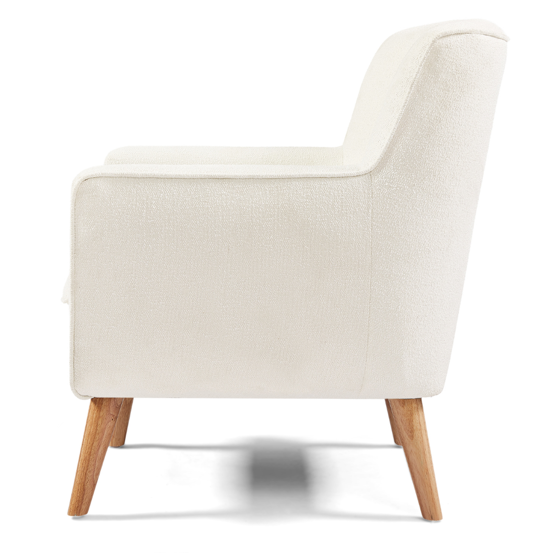 BT Georgia Bertoni Boucle Fabric Upholstered Accent Chair