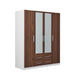 HE Zara Wardrobe 4 Door 4 Drawer with Mirror