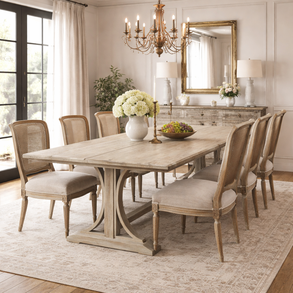 MF Provins Recycled Timber Dining Table