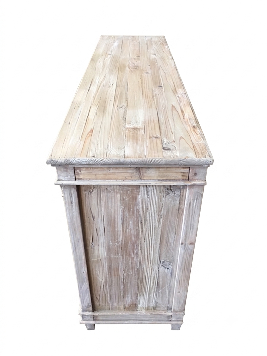 MF Provins Recycled Timber 2 Door 1 Drawer Entertainment Unit