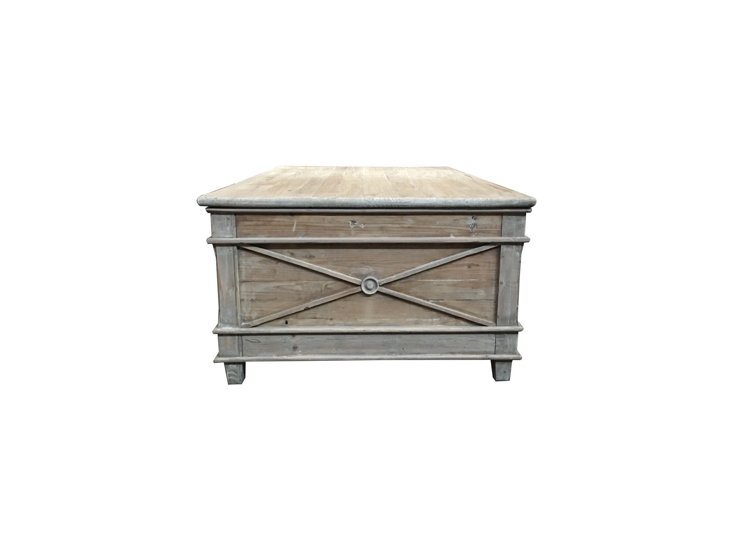 MF Provins Recycled Timber 4 Drawer Coffee Table