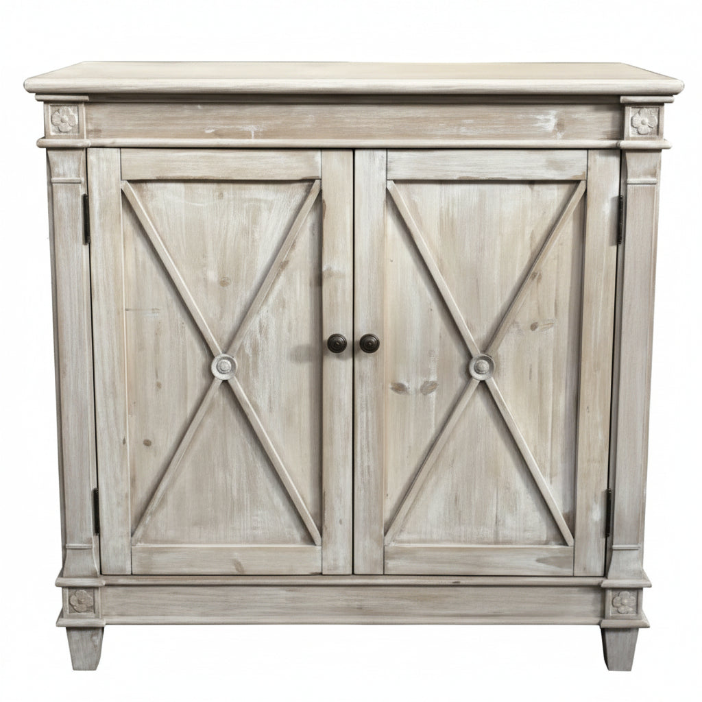 MF Provins Recycled Timber 2 Door Cabinet