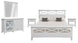 VI Hampton K,Q,D Beds 4PC Dresser & Mirror, Bedsides - Kit